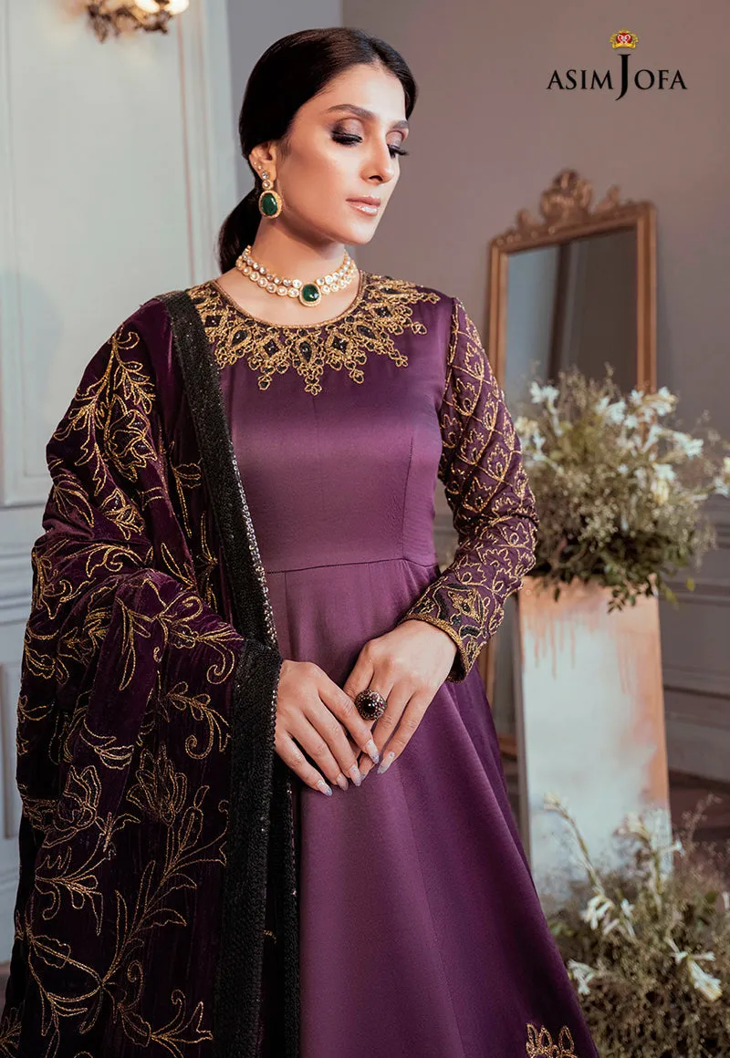 AJAM-06 EMBROIDERED DULL SILK 3 PCS