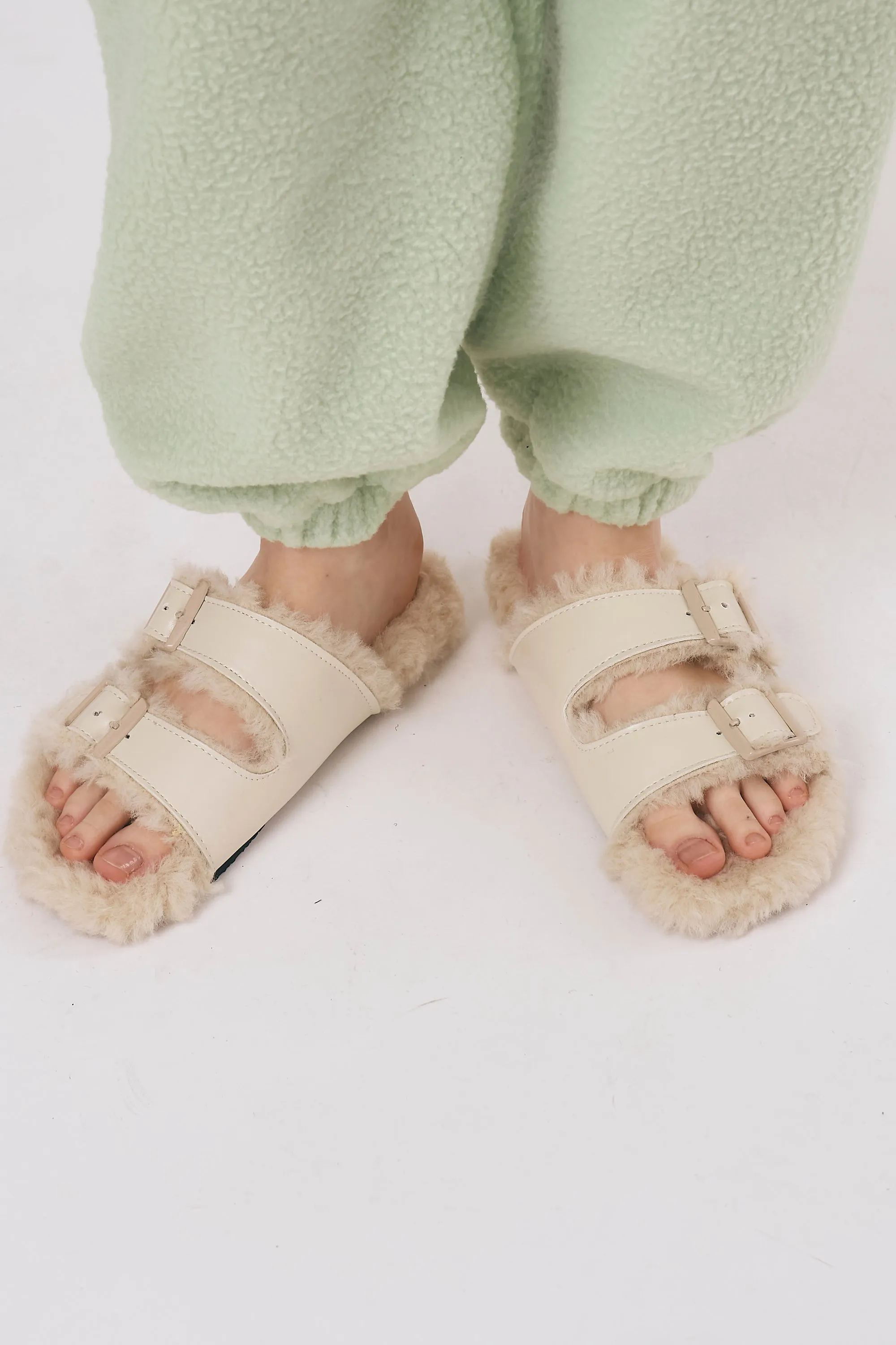 Andy Faux Shearling Slippers