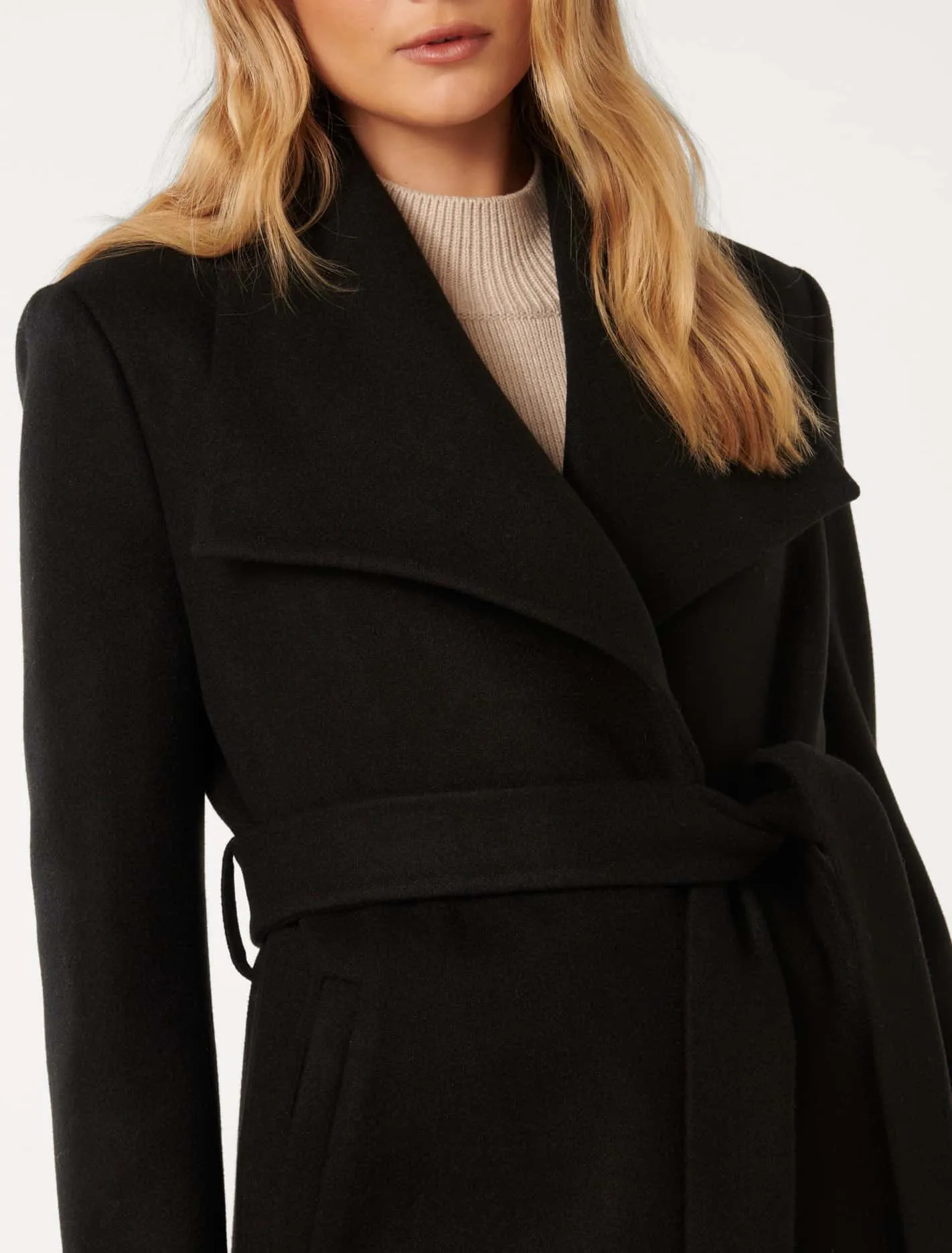 Annika Shawl Collar Wrap Coat