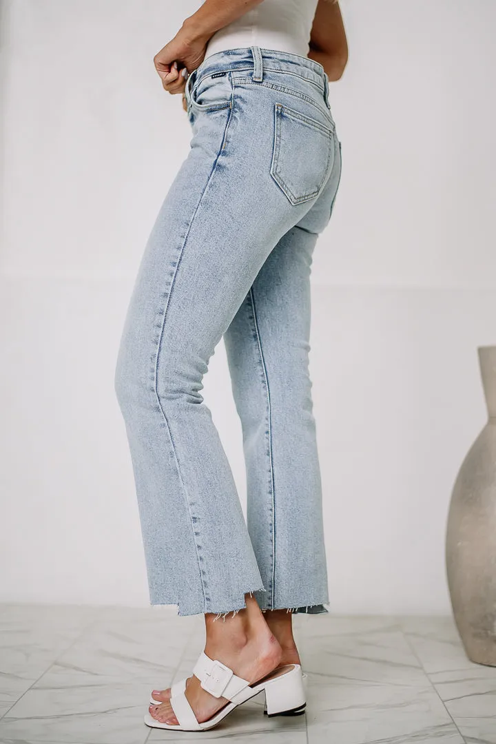 Astrid Mid Rise Straight Jeans