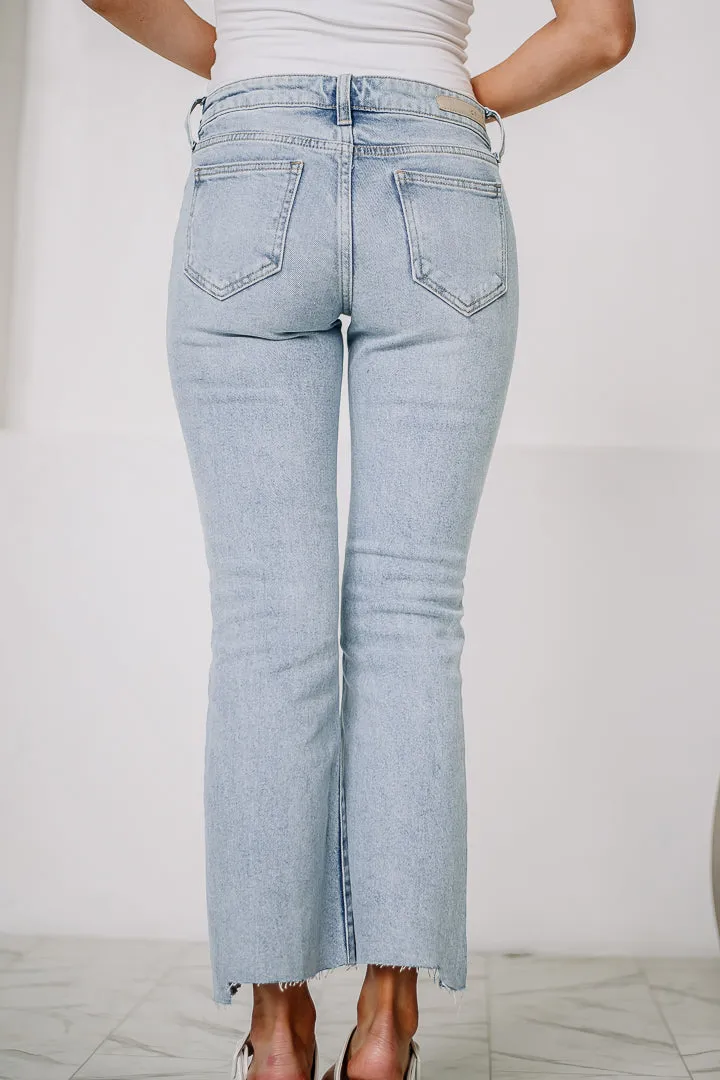 Astrid Mid Rise Straight Jeans