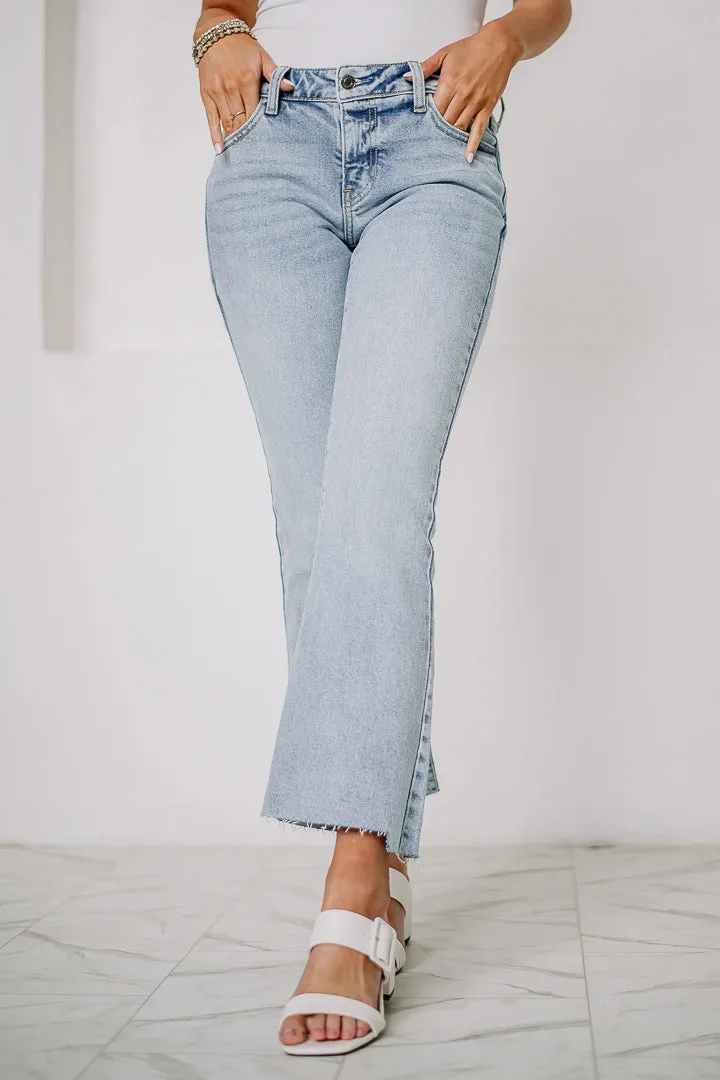 Astrid Mid Rise Straight Jeans