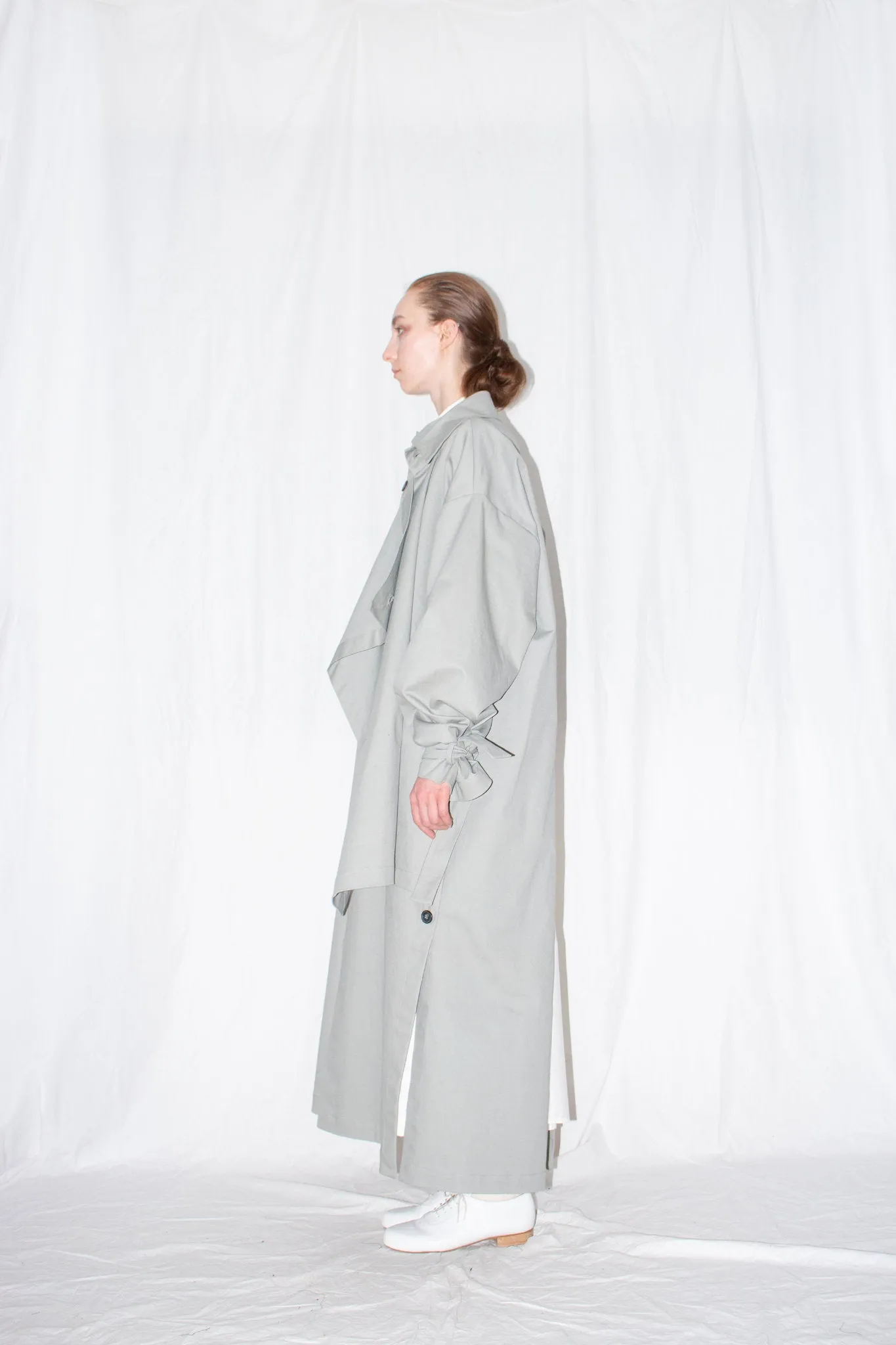 Asymmetric Twill Coat