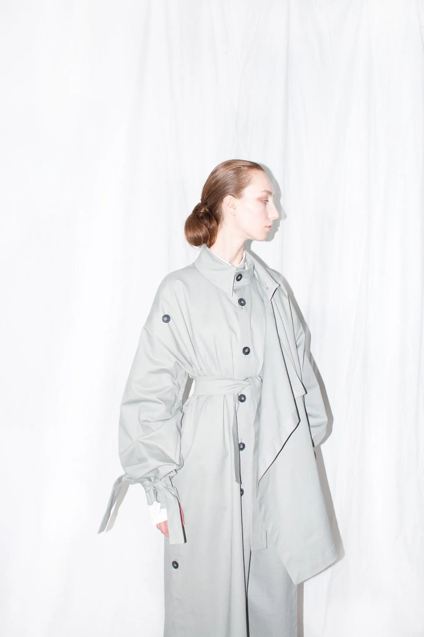 Asymmetric Twill Coat