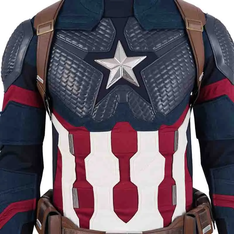 Avengers 4 Captain America cosplay costume