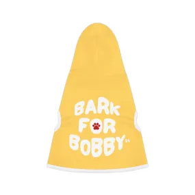 Bark for Bobby Pet Hoodie in Yellow