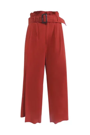 Berry Red Wide Pant