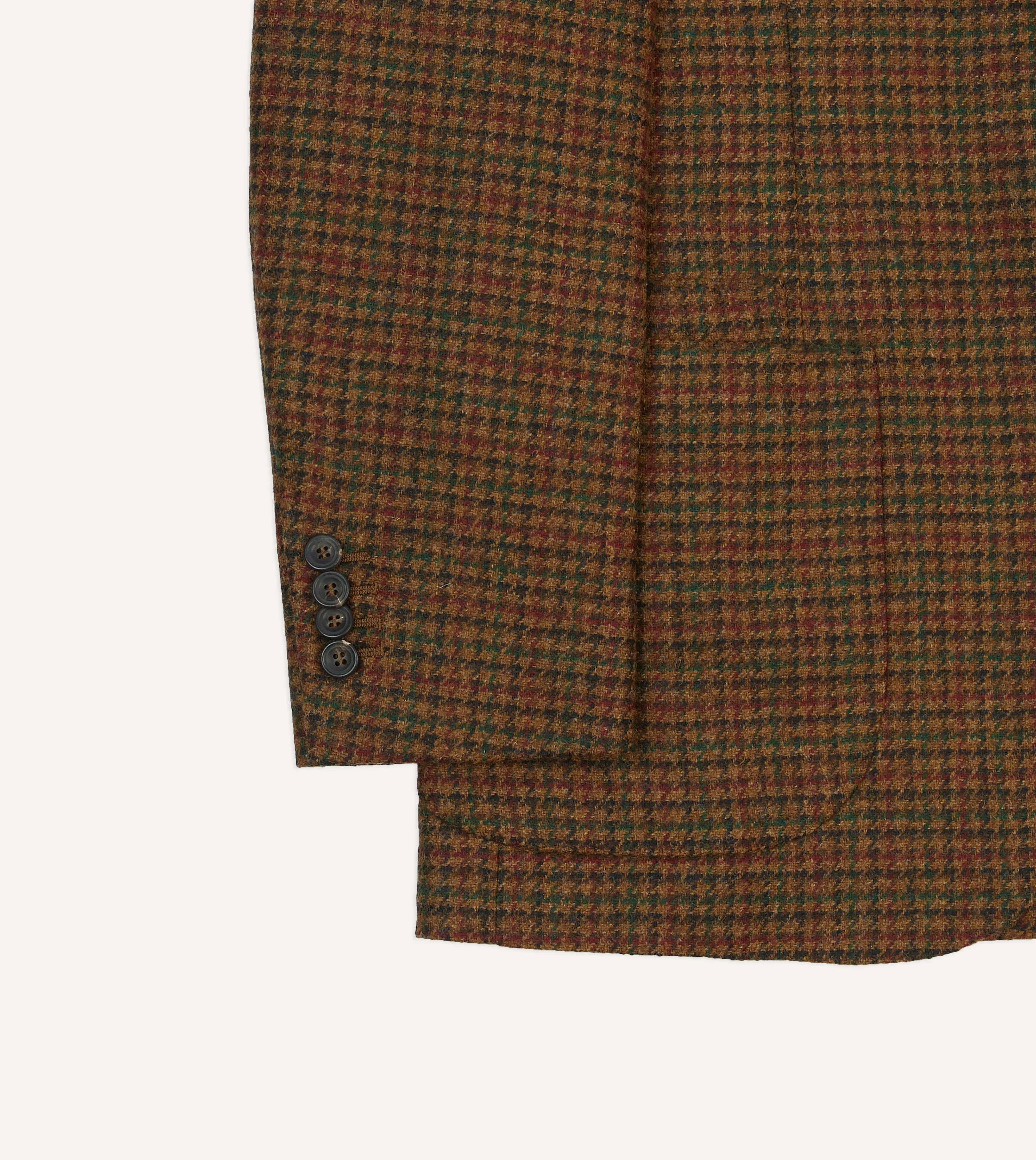 Brown Gun Club Check Tweed Blazer