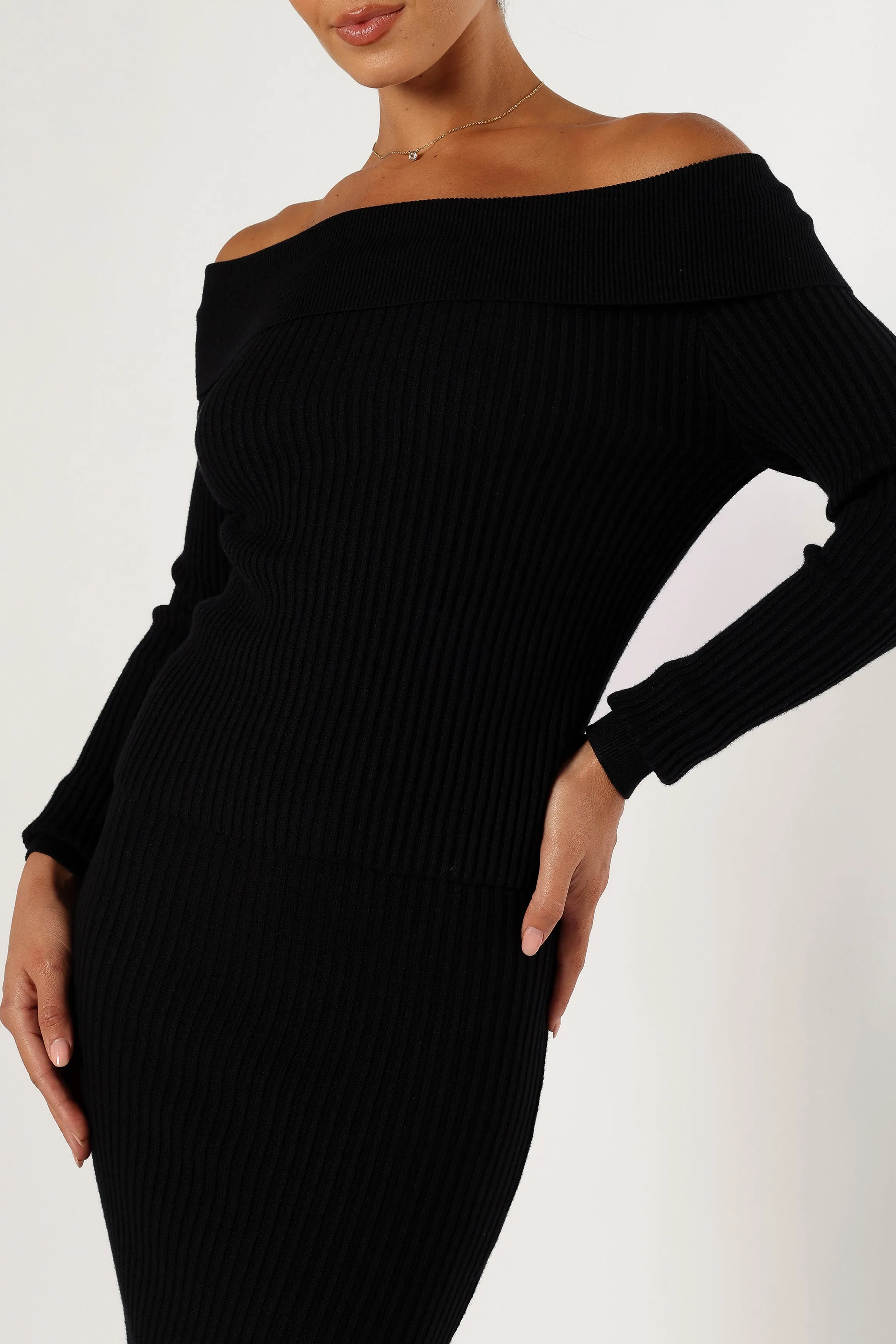 Charlotte Knitted Set - Black