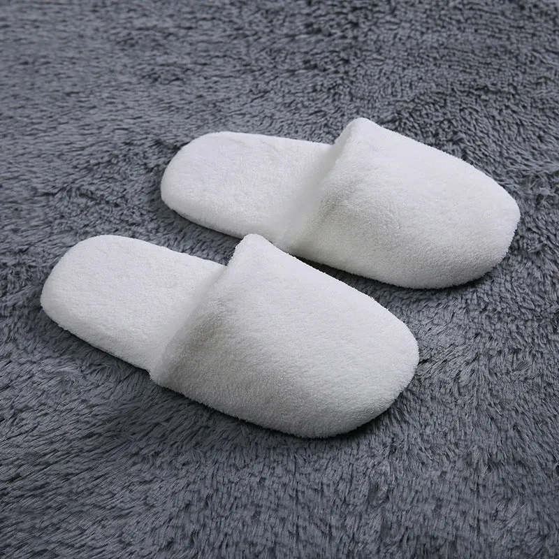 Coral Flannel Bread Slippers