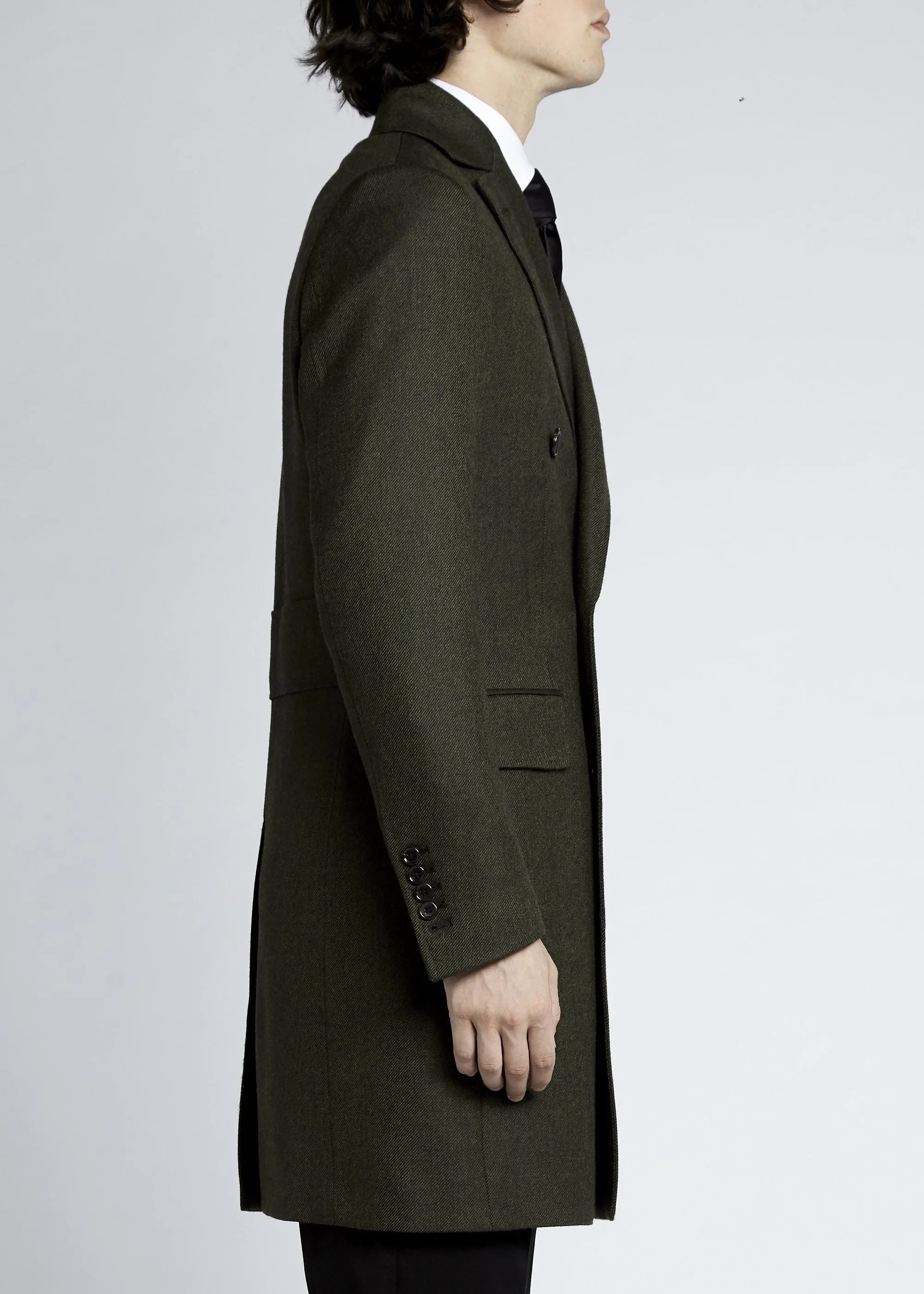 Enzo Coat - Olive Twill