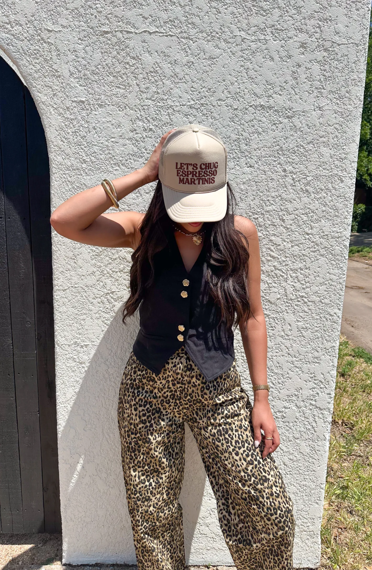 Flattery Won't Work Leopard Denim Pant