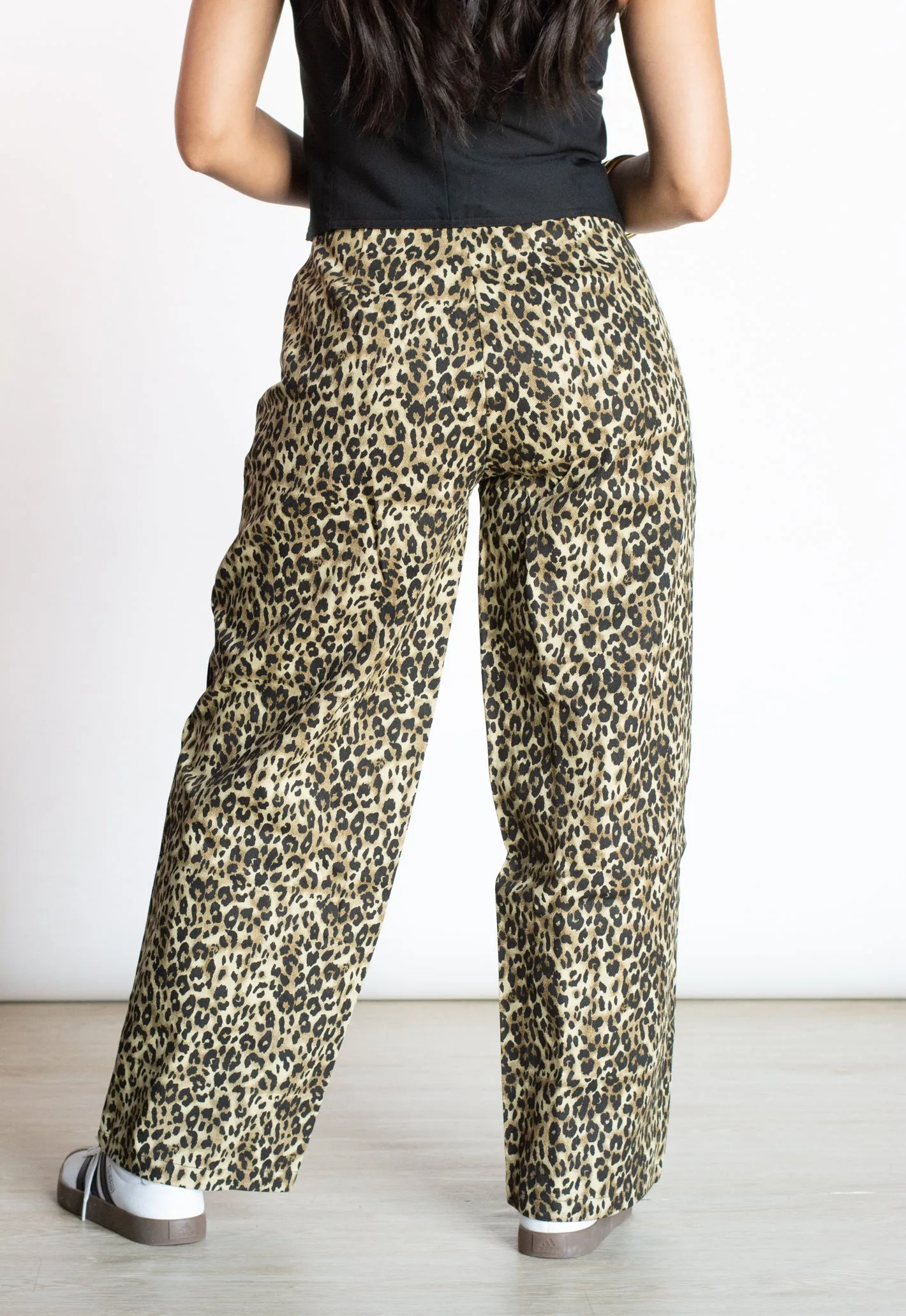 Flattery Won't Work Leopard Denim Pant