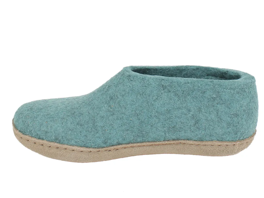 Glerups Closed Slippers Sea Blue