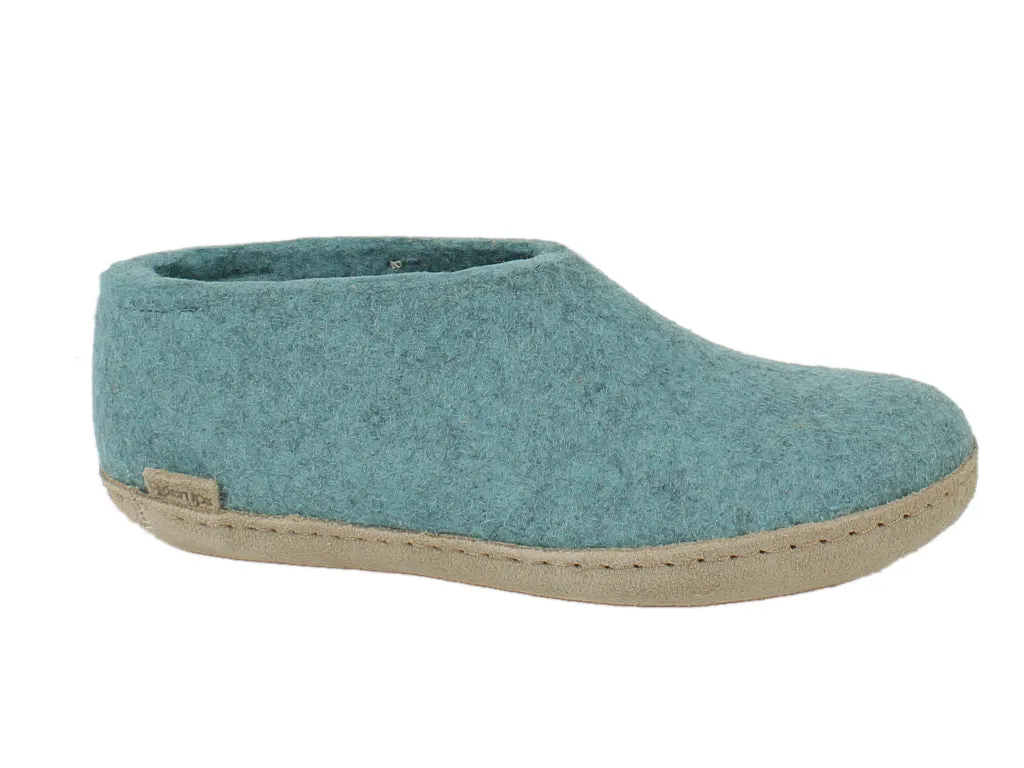 Glerups Closed Slippers Sea Blue