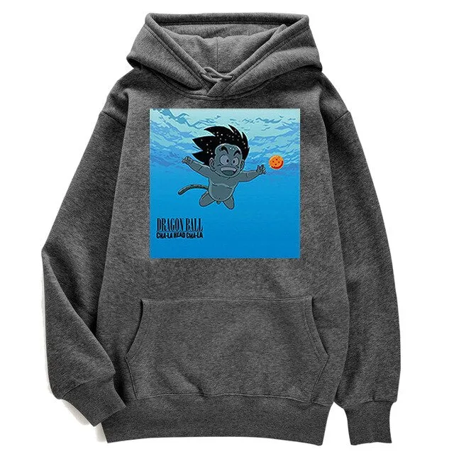 Goku Print Hoodie