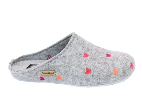 Haflinger Slippers Everest Butterflies Grey