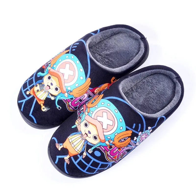 Japanese Anime ONE PIECE Winter House Slippers