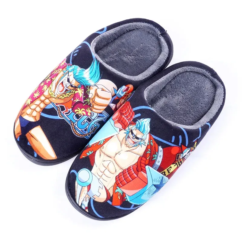 Japanese Anime ONE PIECE Winter House Slippers