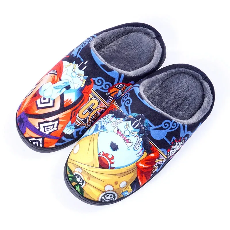 Japanese Anime ONE PIECE Winter House Slippers