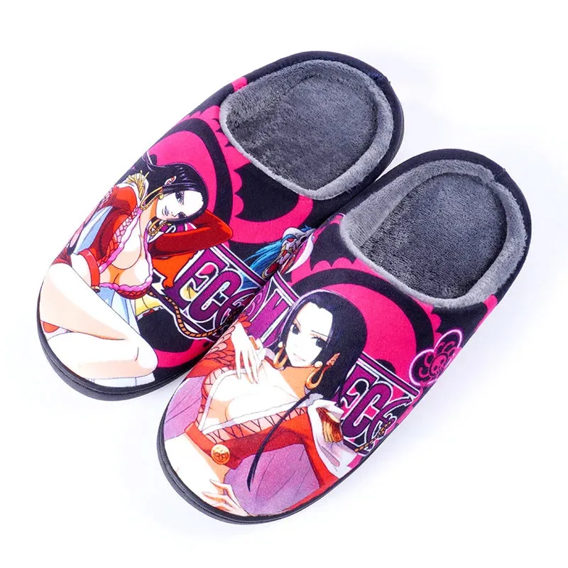 Japanese Anime ONE PIECE Winter House Slippers