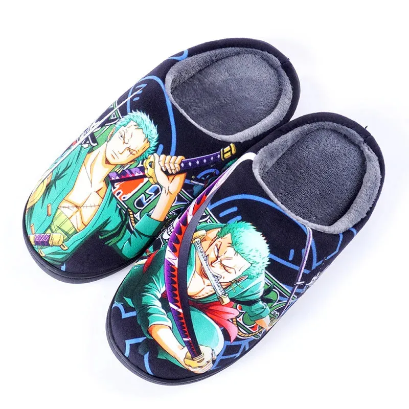 Japanese Anime ONE PIECE Winter House Slippers