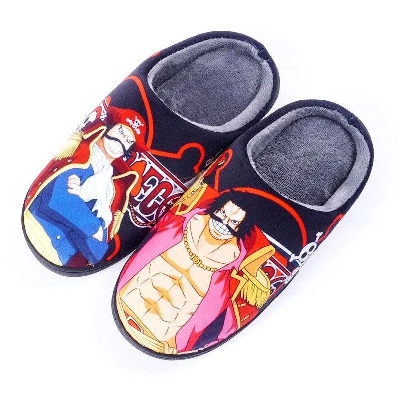 Japanese Anime ONE PIECE Winter House Slippers