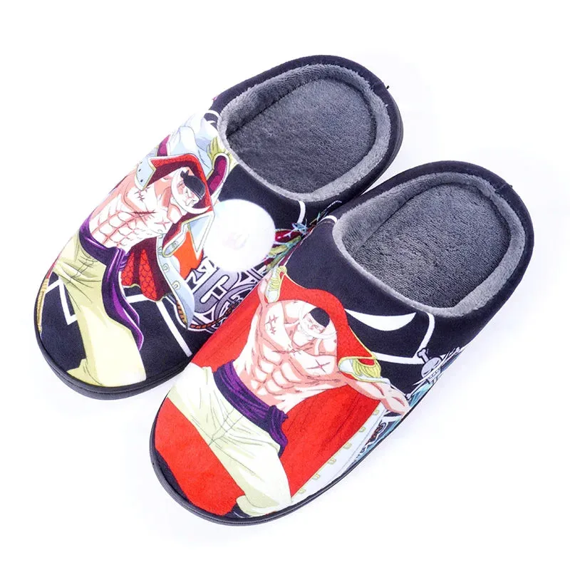 Japanese Anime ONE PIECE Winter House Slippers