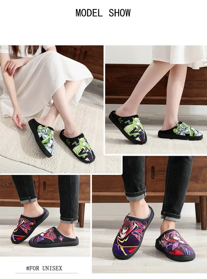 Japanese Anime ONE PIECE Winter House Slippers