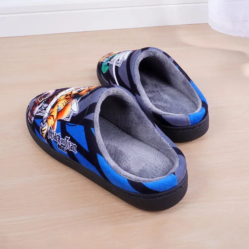 Japanese Anime ONE PIECE Winter House Slippers