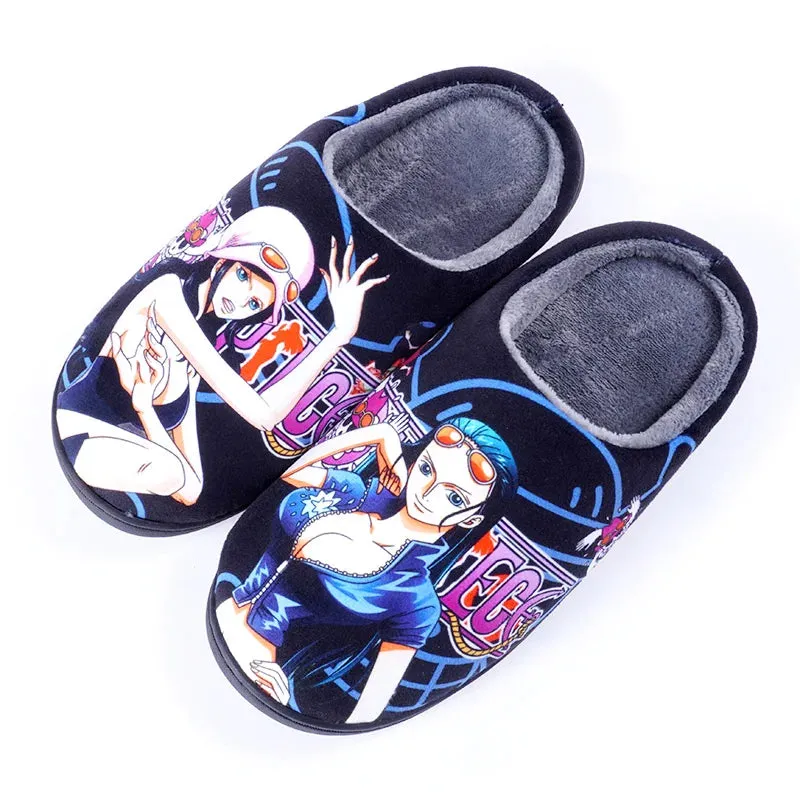 Japanese Anime ONE PIECE Winter House Slippers