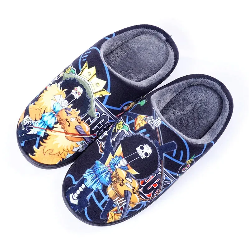 Japanese Anime ONE PIECE Winter House Slippers