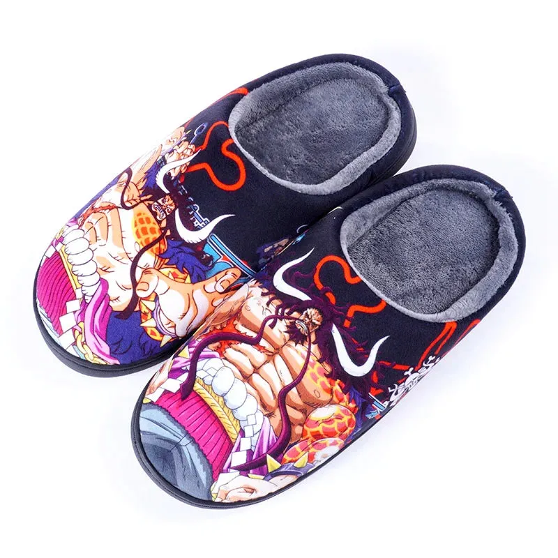 Japanese Anime ONE PIECE Winter House Slippers