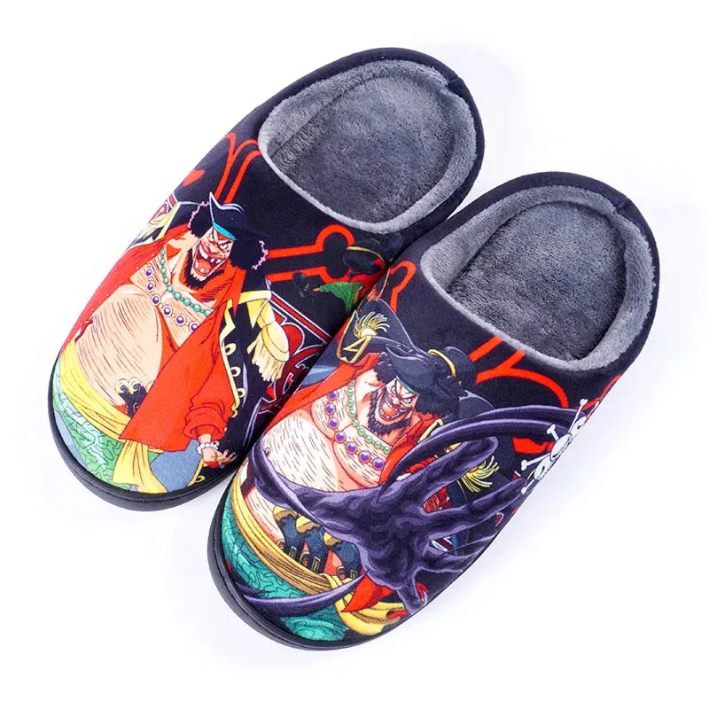 Japanese Anime ONE PIECE Winter House Slippers