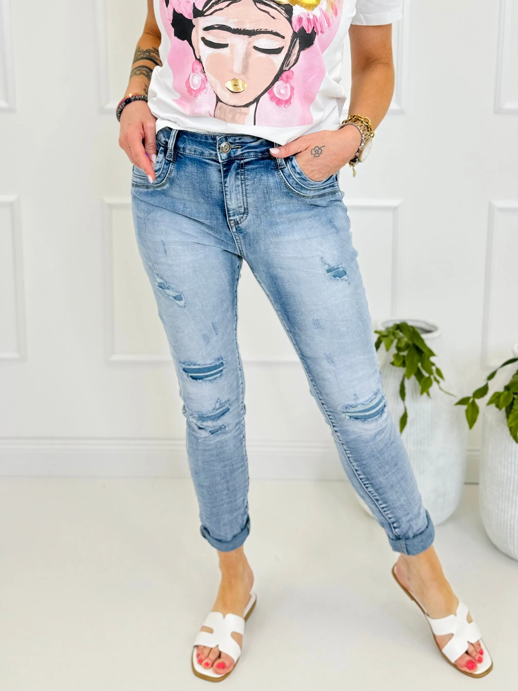 Jeans Stretchhose 2404075-79