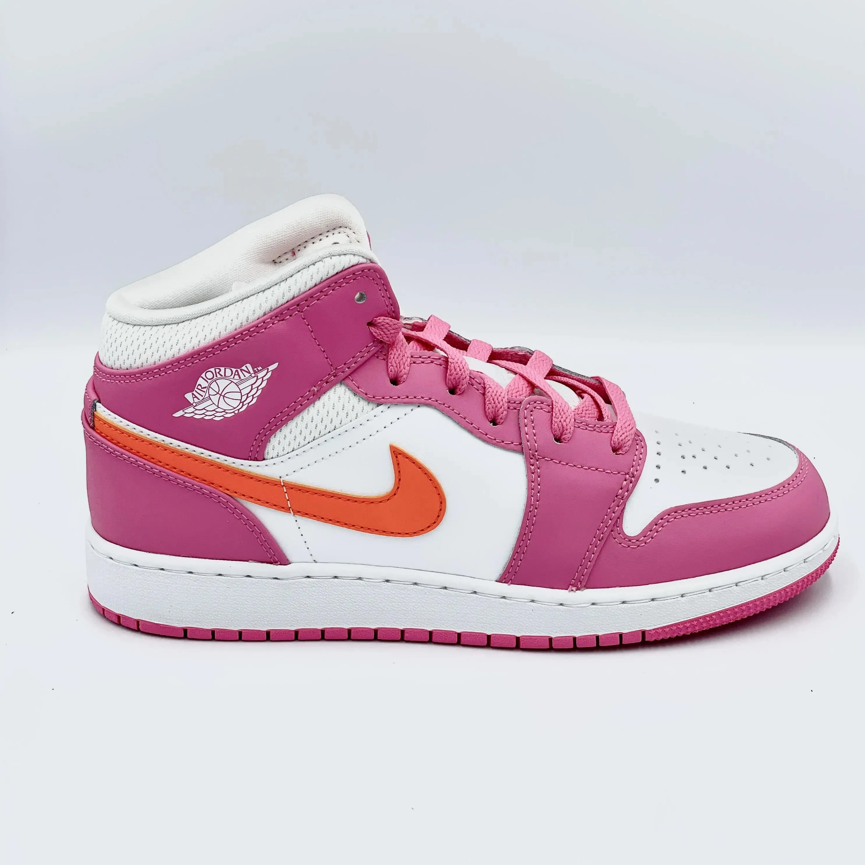 Jordan 1 Mid Pinksicle Safety Orange (GS)