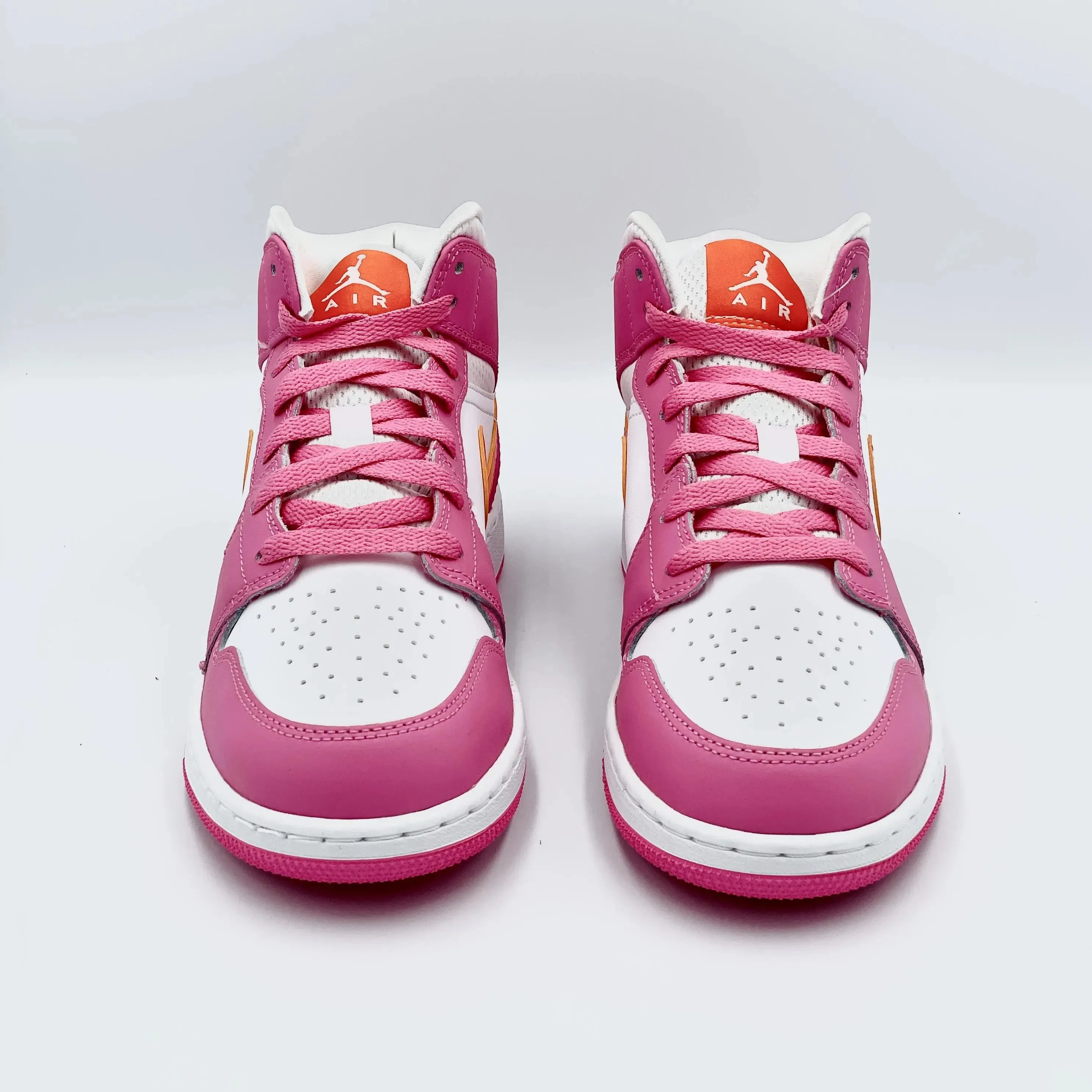 Jordan 1 Mid Pinksicle Safety Orange (GS)