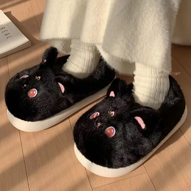 Kawaii anime cat slippers