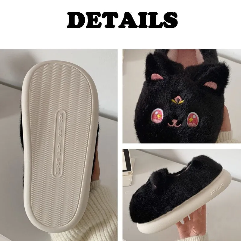 Kawaii anime cat slippers