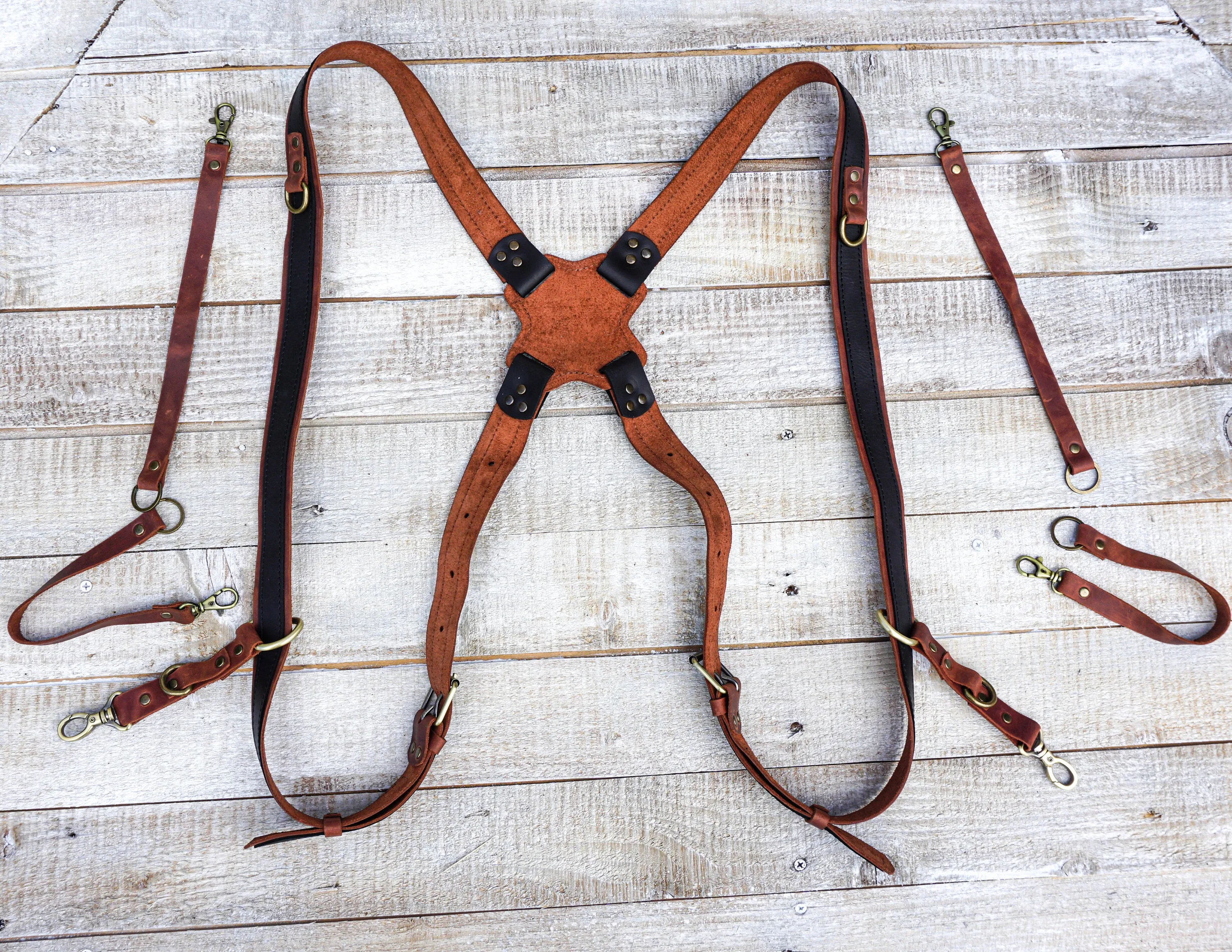 Leather Camera Harness for Photographer