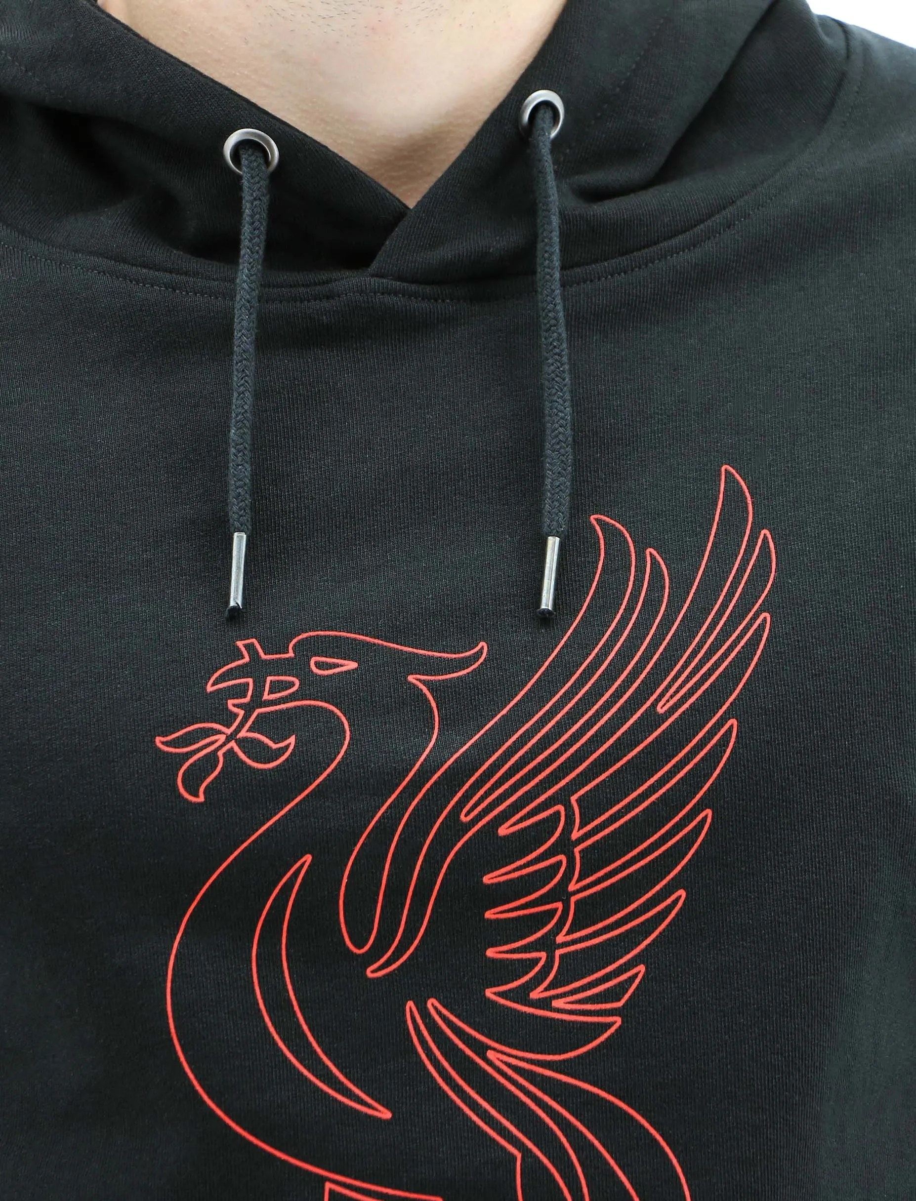 Liverpool FC Black Liverbird Hoodie