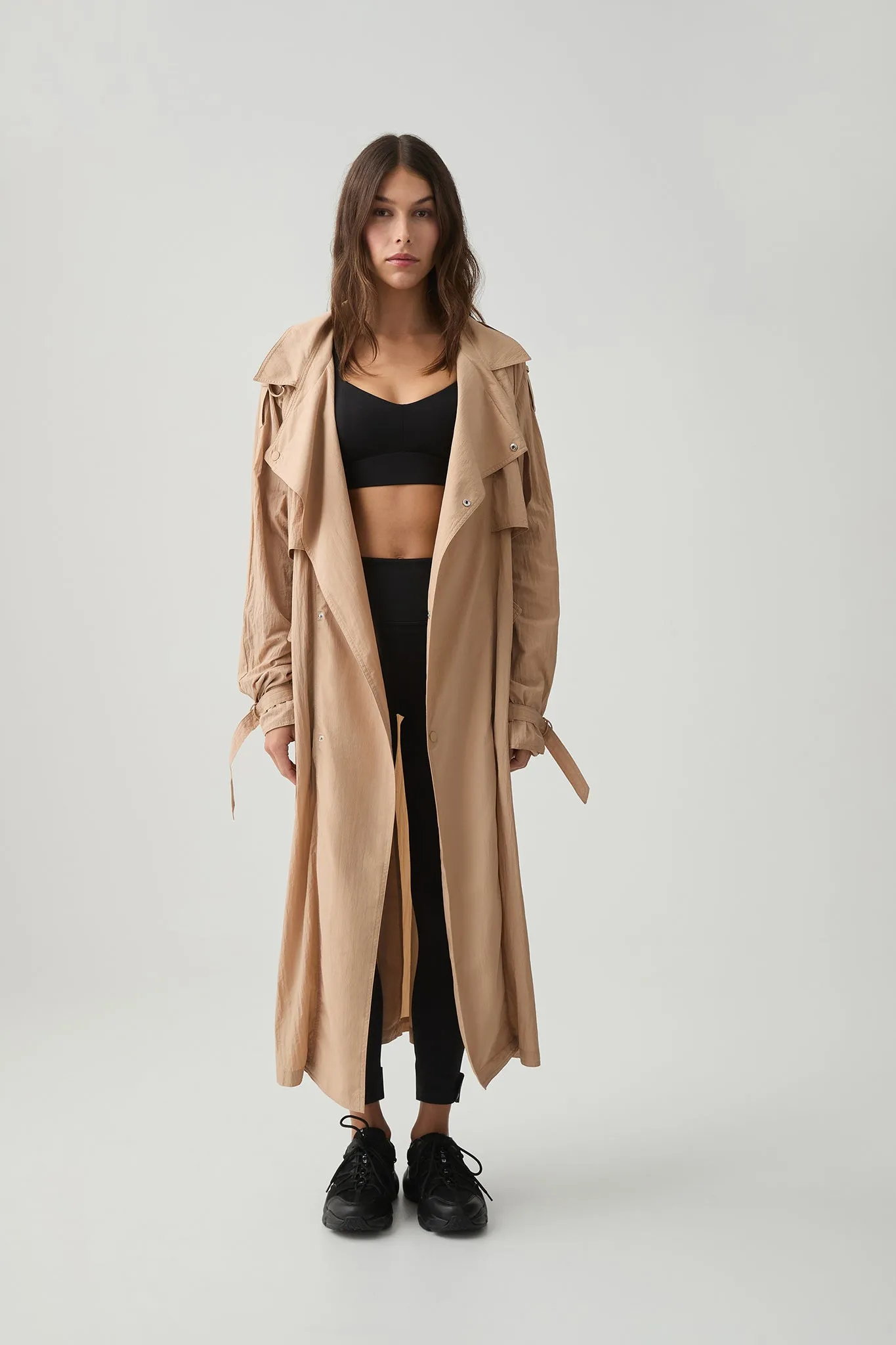 Longline Belted Trench 703