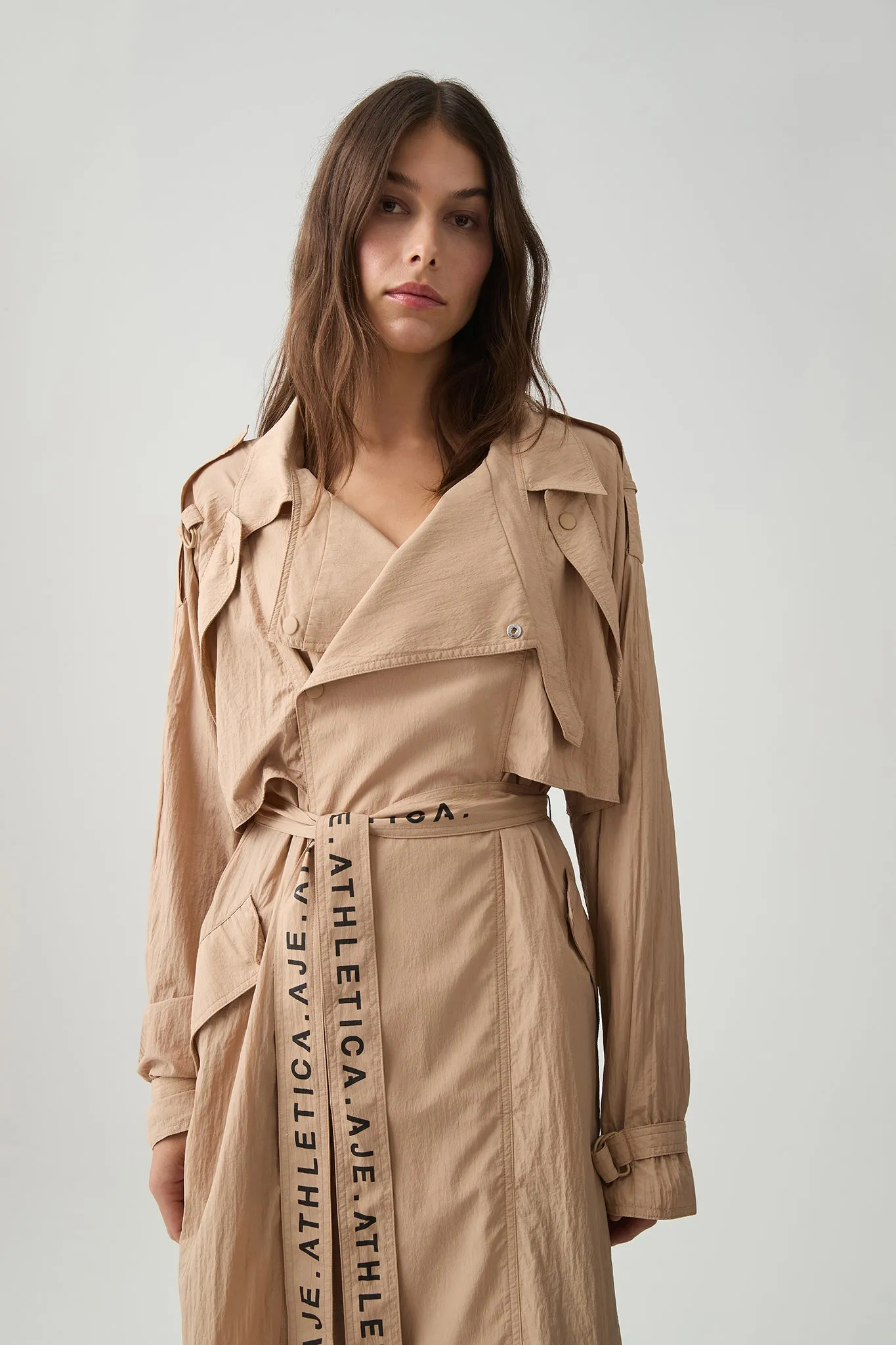 Longline Belted Trench 703