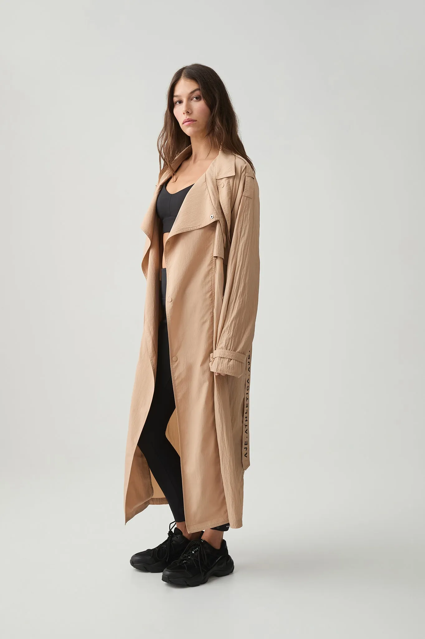 Longline Belted Trench 703