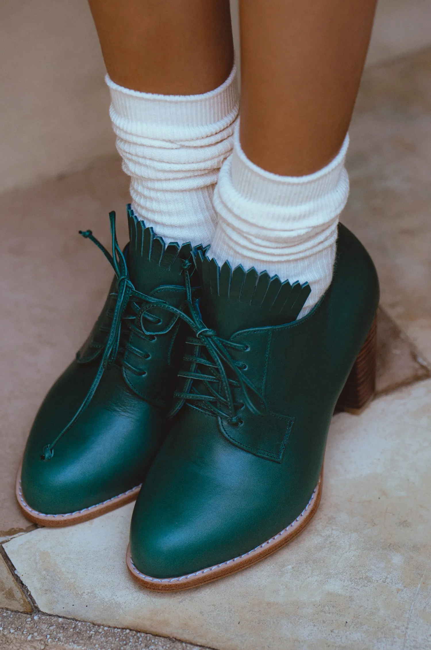 Lyon Lace-up Leather Oxfords