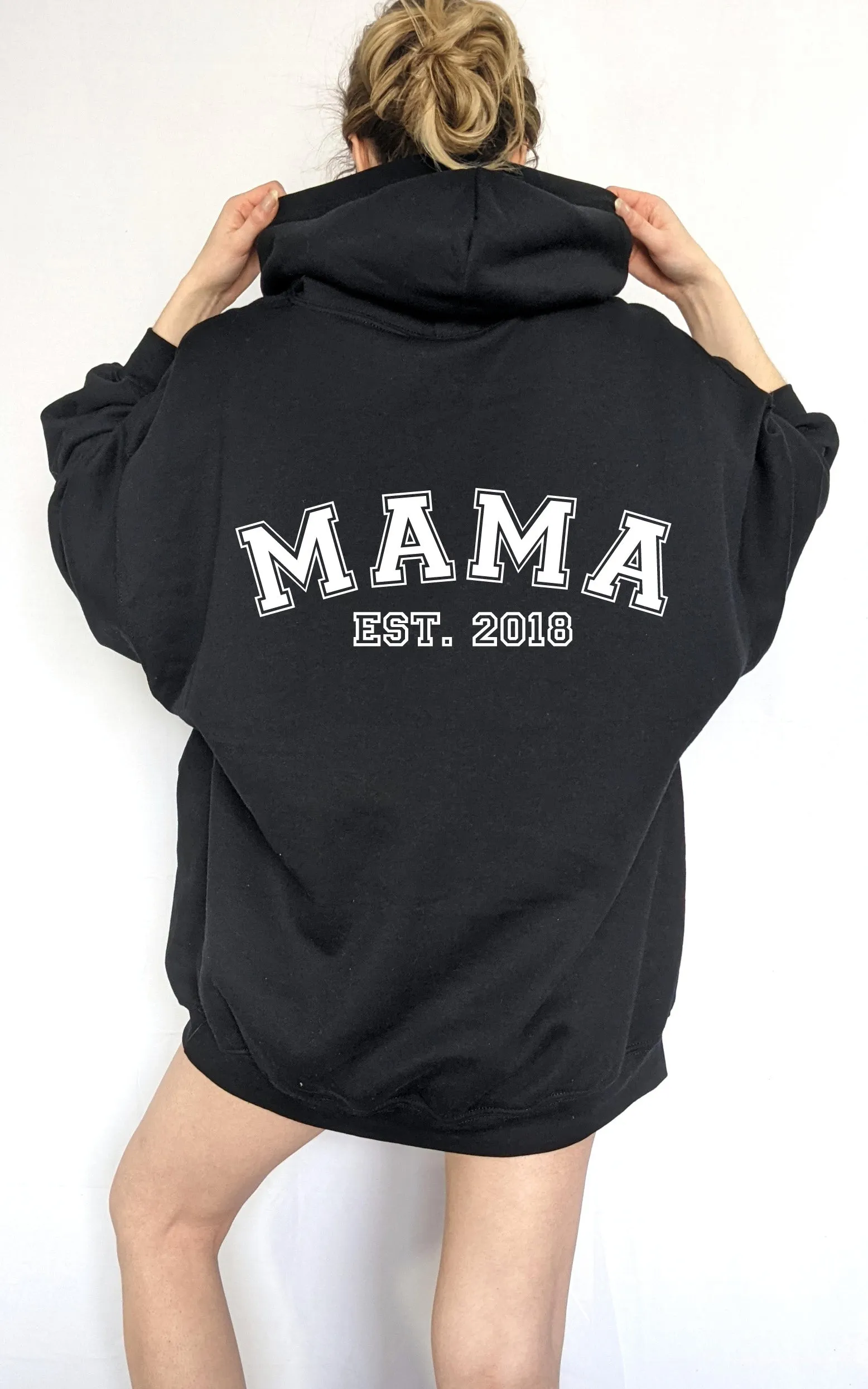 MAMA EST CUSTOM YEAR HOODIE | Multiple Colours