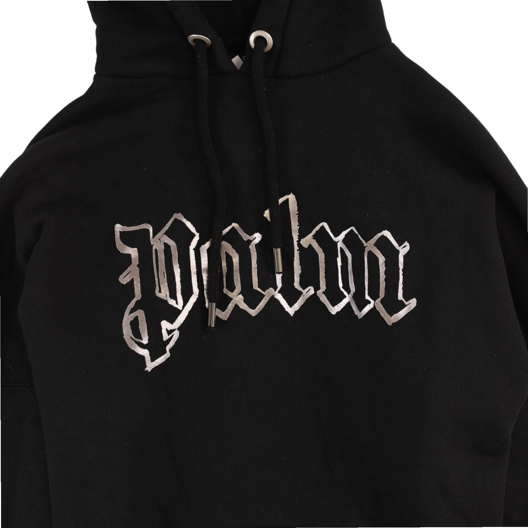 Men's Logo Hoodie Black Size XXS