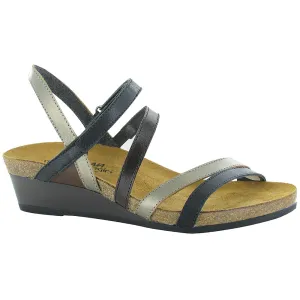 Naot Hero Sandal - Jet Black / Pewter / Walnut / Black