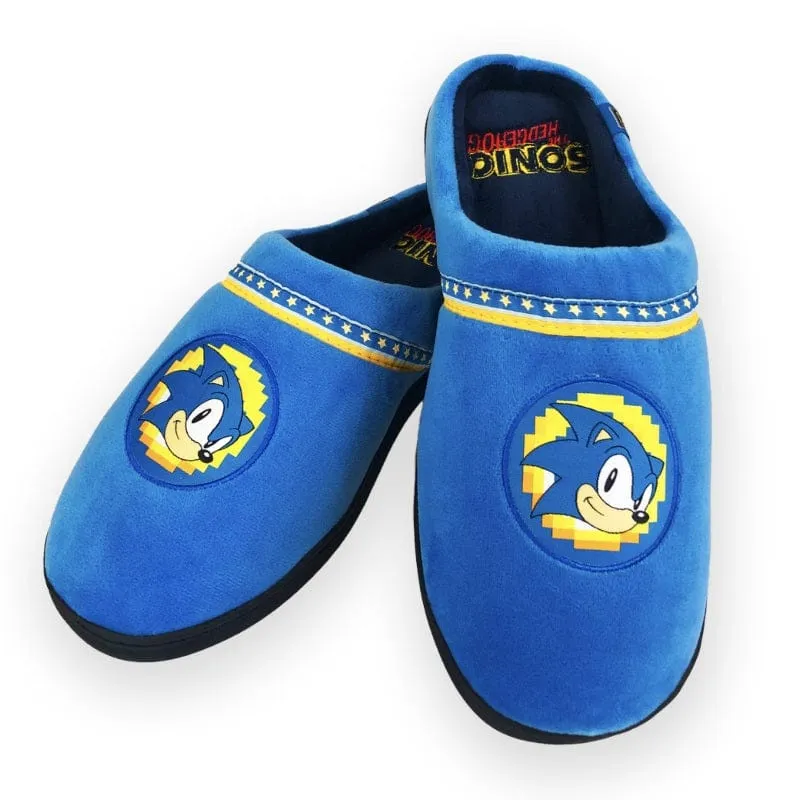 Official Sonic the Hedgehog Modern Sonic Go Faster Adult Slippers