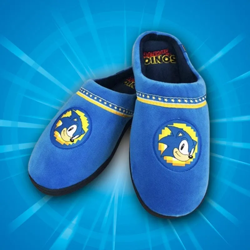 Official Sonic the Hedgehog Modern Sonic Go Faster Adult Slippers